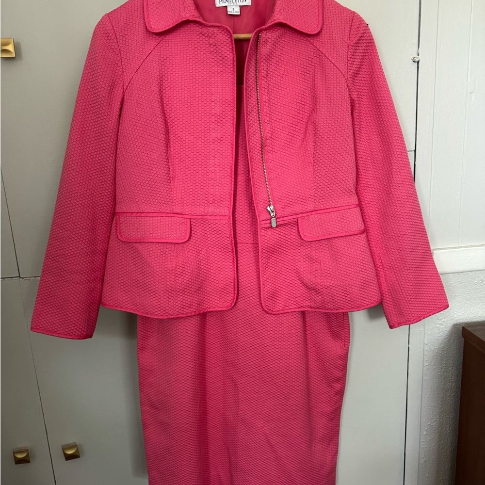 Pendleton vintage dress and jacket set